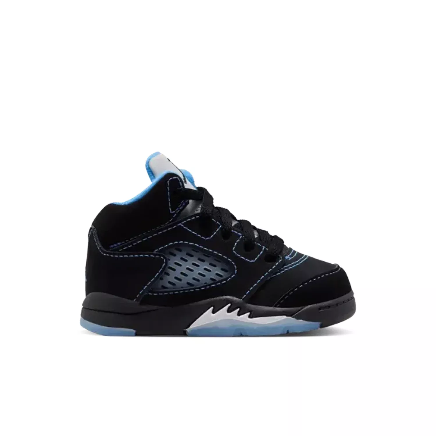 "Black University Blue" Retro 5 - Toddler