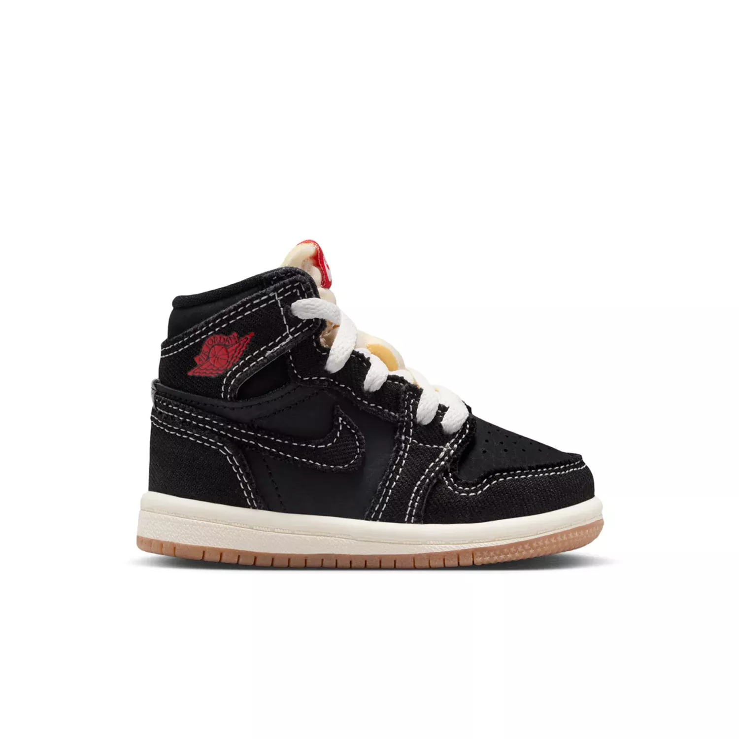 "Black University Red" Retro 1 High OG - Toddler
