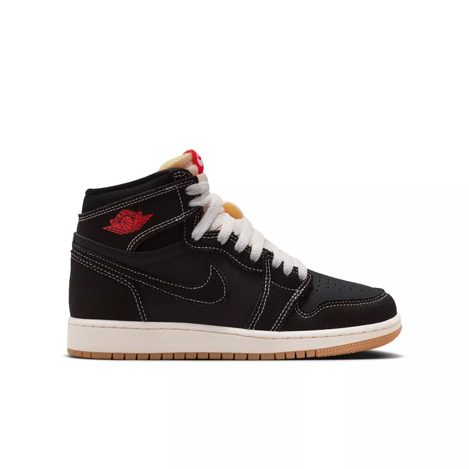 "Black University Red" Retro 1 High OG - Youth