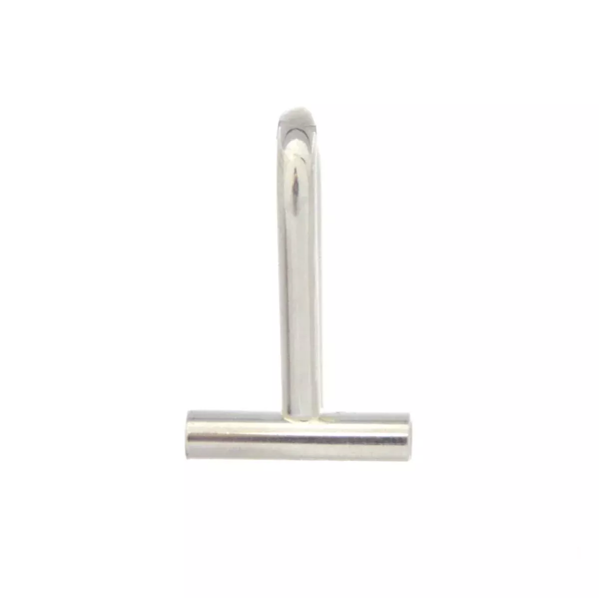Brooch Converter Horizontal Silver