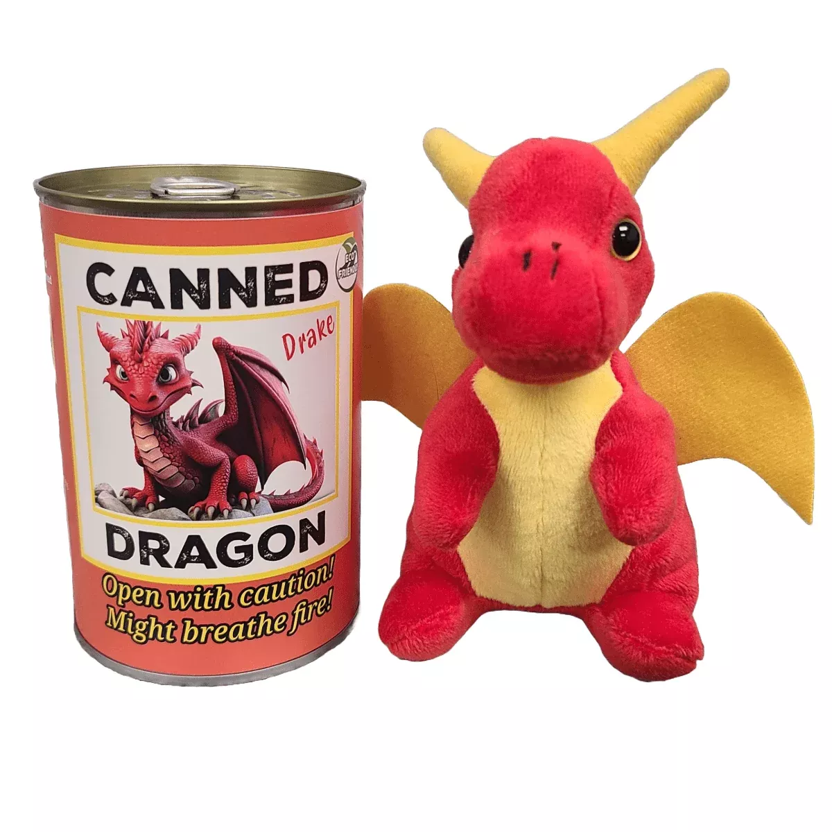 Canned Dragon | Stuffed Animal Plush w/ Jokes