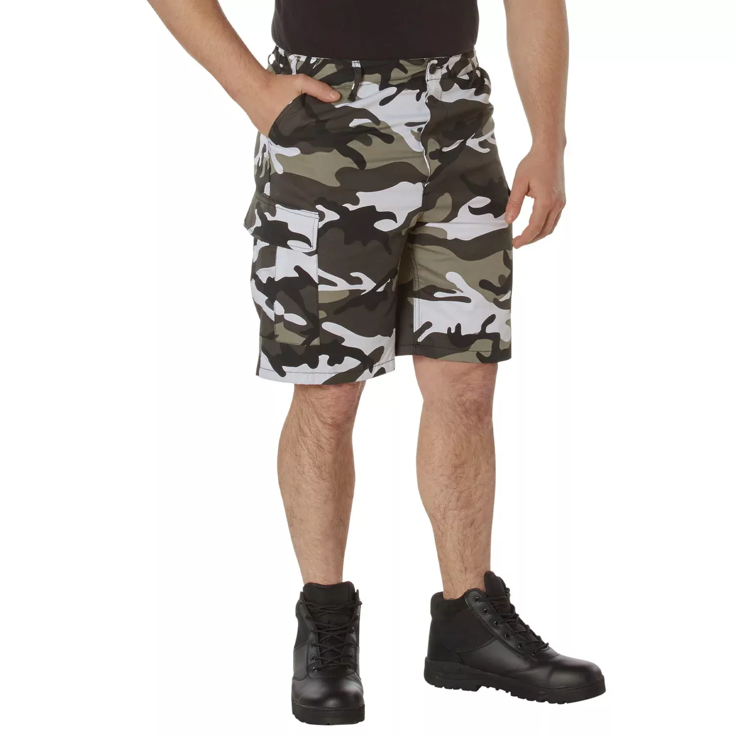 City Camouflage Military BDU Cargo Shorts