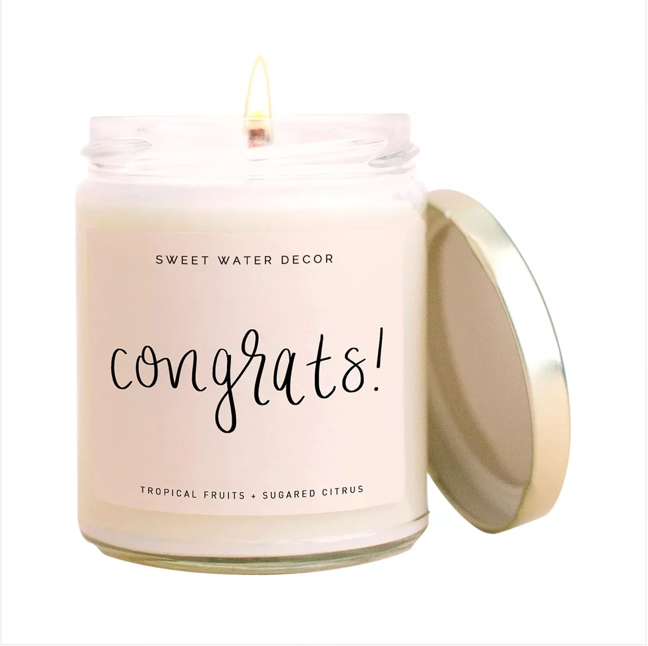 Congrats!Sweet Water Decor Candle