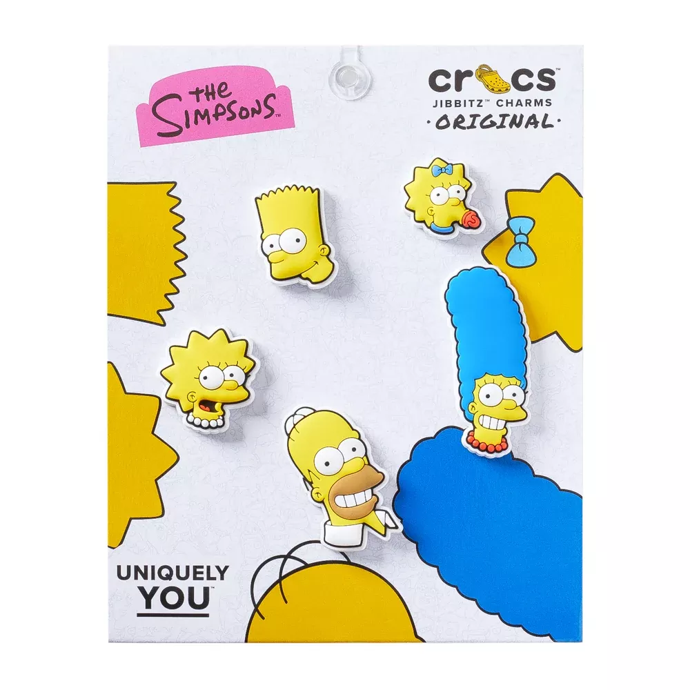 "Crocs x The Simpsons" The Simpsons 5 Pack Jibbitz