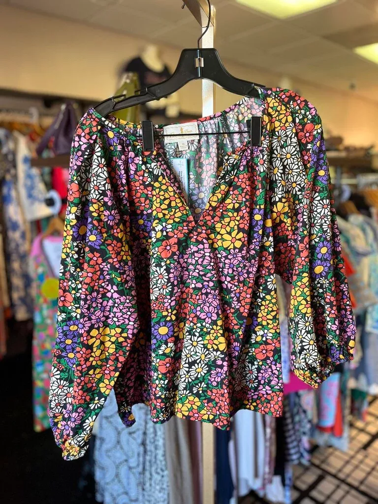 Flora Bea NYC - Puff Sleeve Floral Top