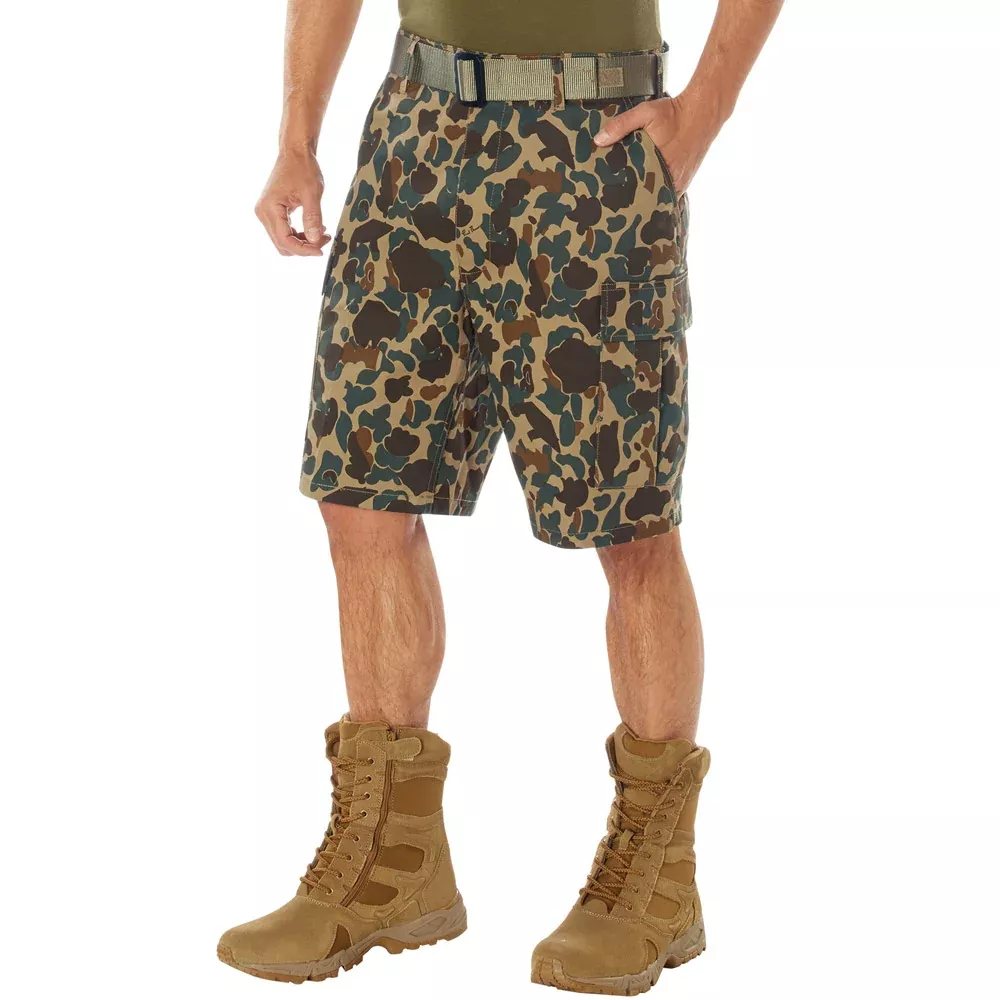 Fred Bear Camo Military Cargo Shorts