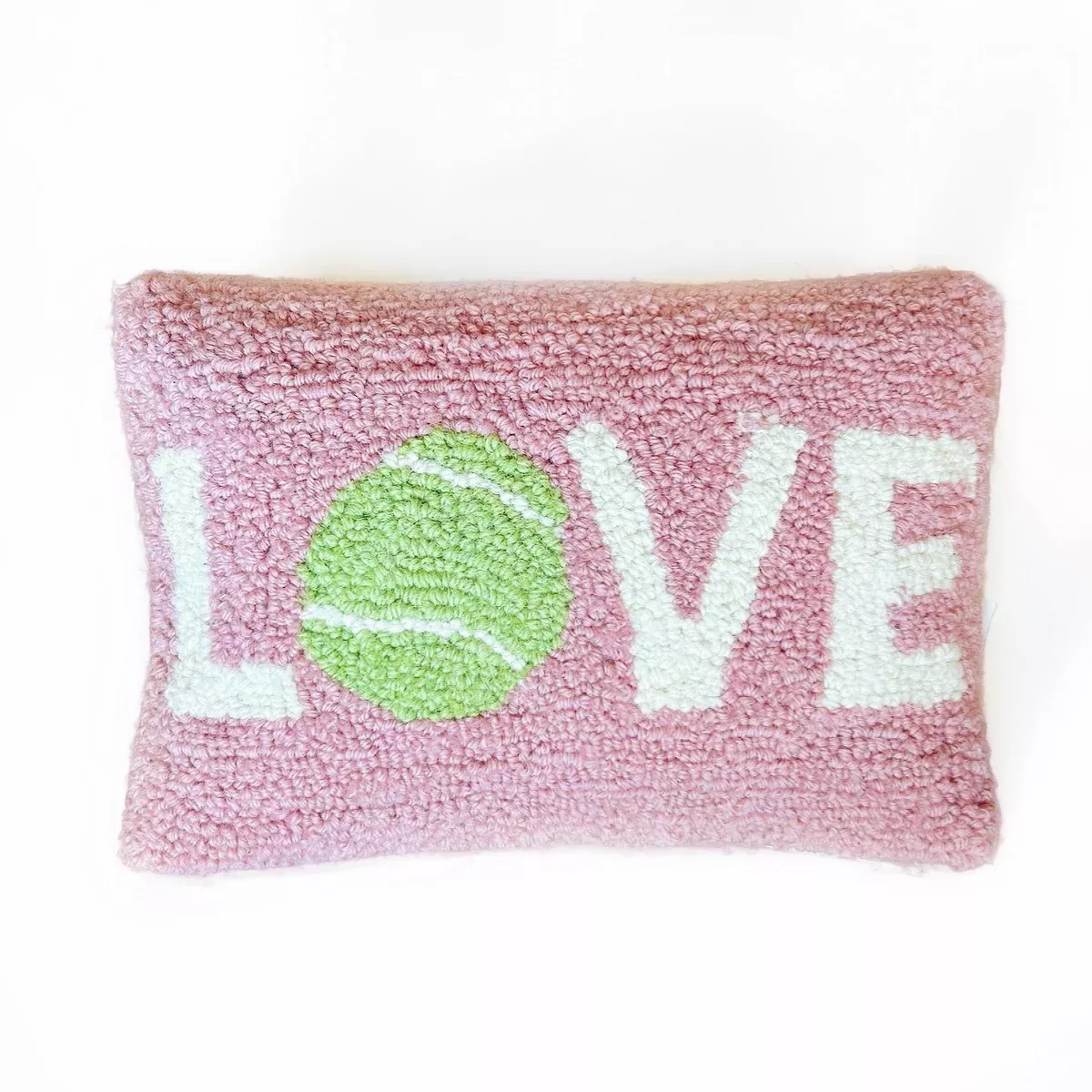 Hooked Tennis Love Pillow