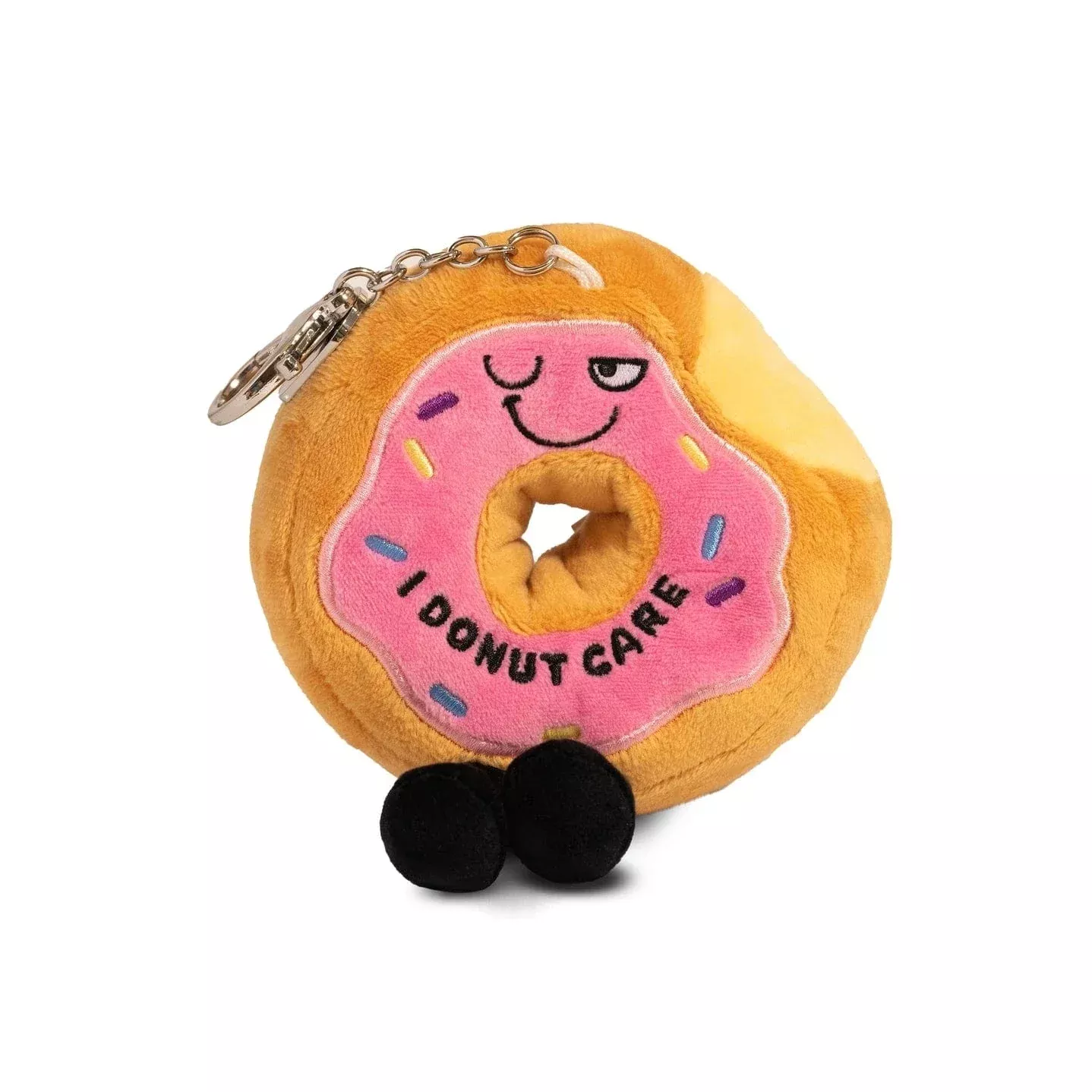 "I Donut Care" Donut Plush Bag Charm