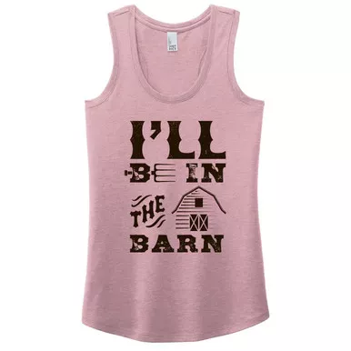 "I'll Be In The Barn" Tank