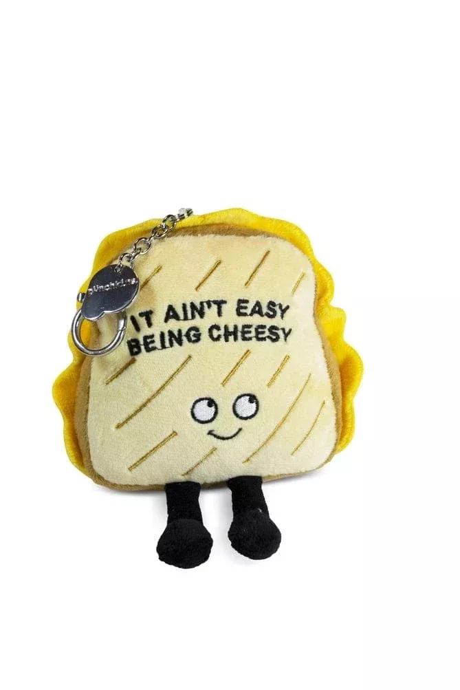 "It Ain't Easy Being Cheesy" Grilled Cheese Bag Charm