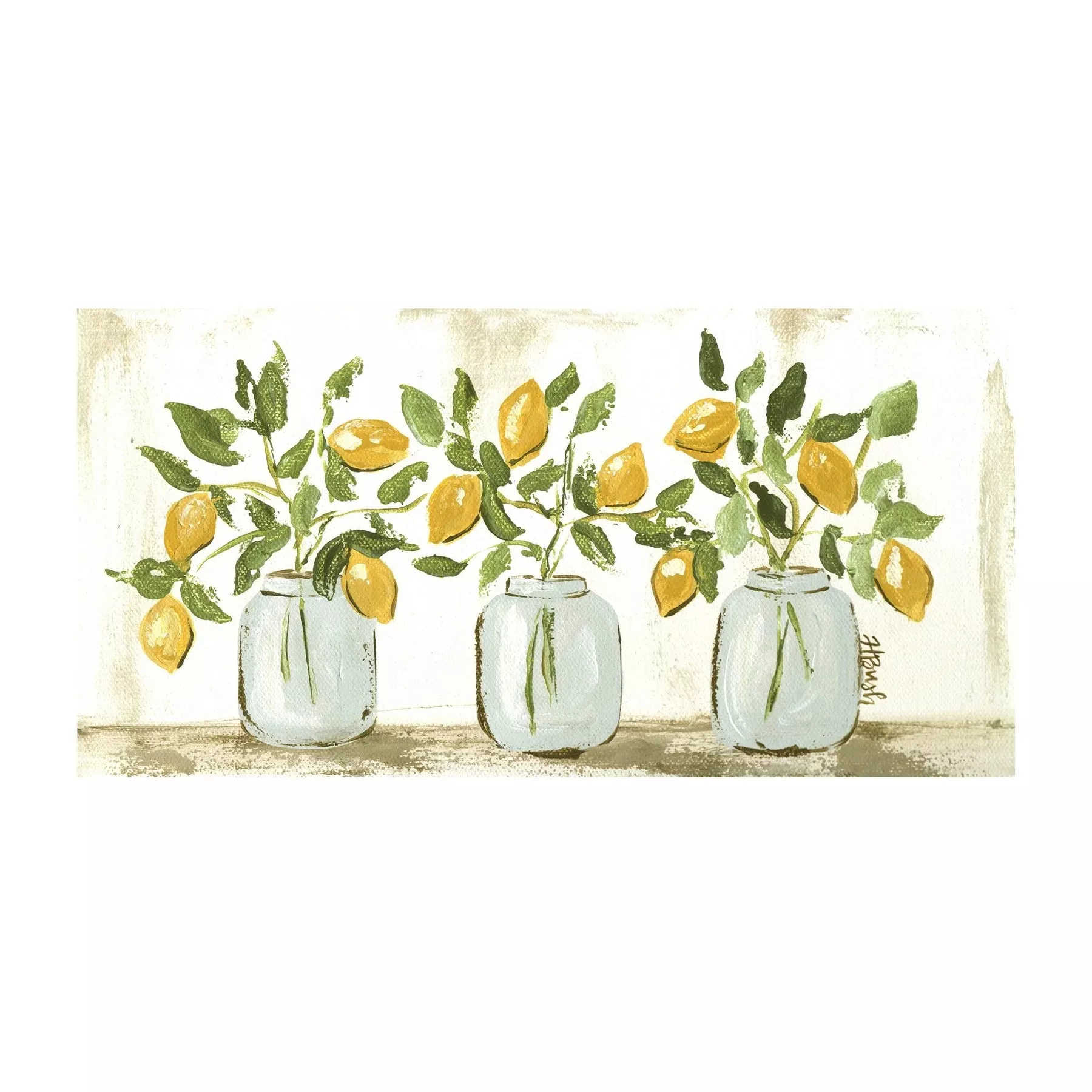 “Lemon Jar Trio” Pillow Swap -Lumbar