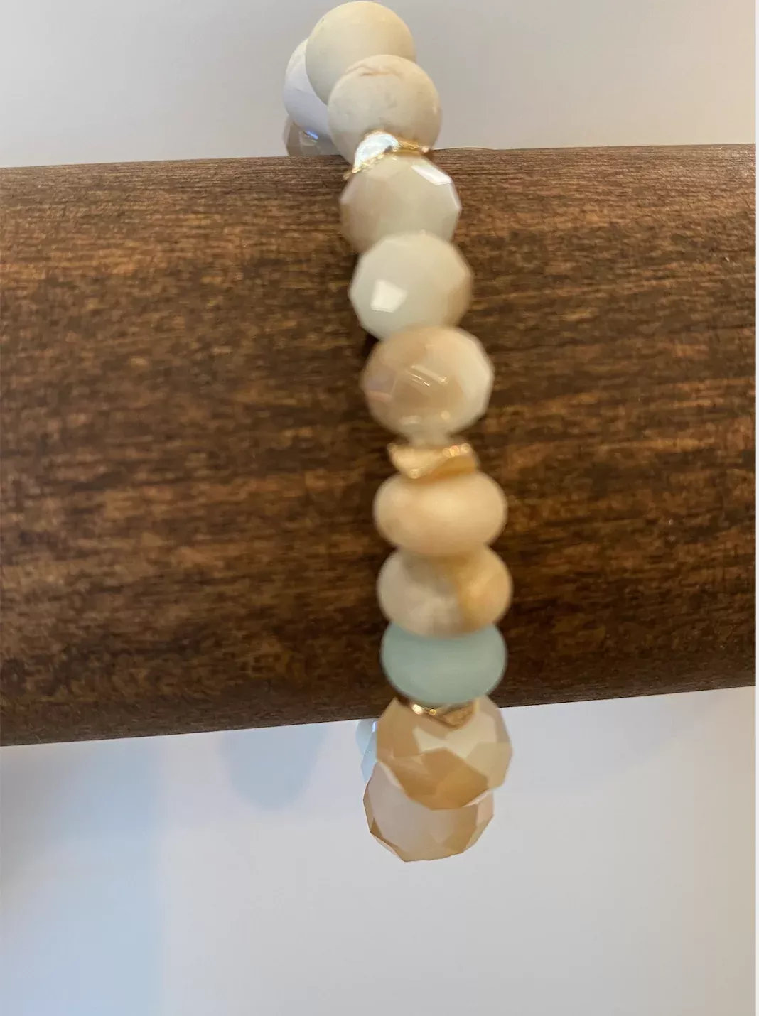 Multi Color Crystal and Gold Gemstone Beads