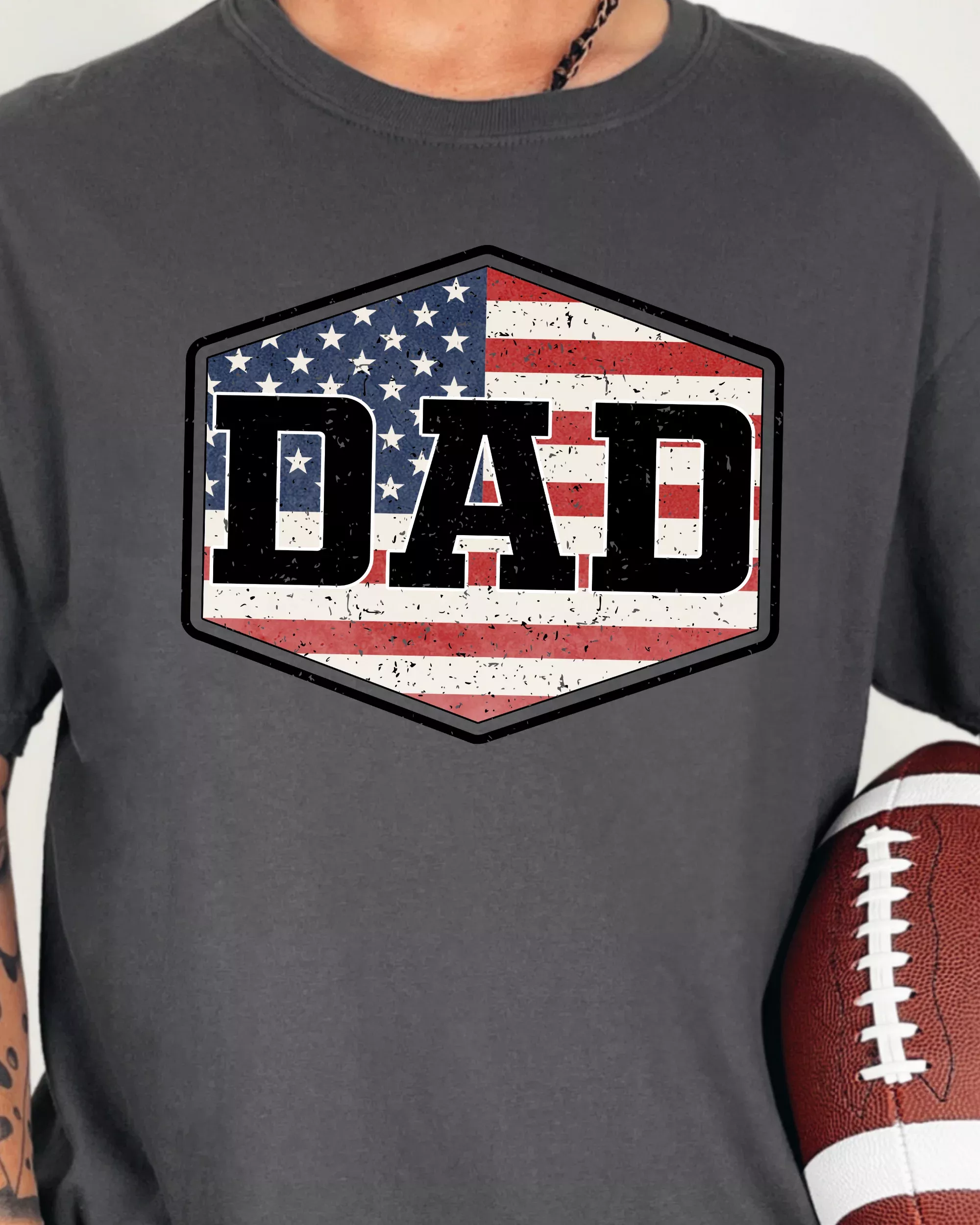 Patriotic Dad Shirt, Father’s Day Gift for Dad, American Flag Dad Tee, USA Dad Shirt, Gift for Grandpa, Birthday Gift for Dad