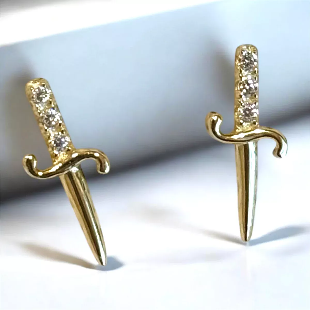 Petite Dagger Studs