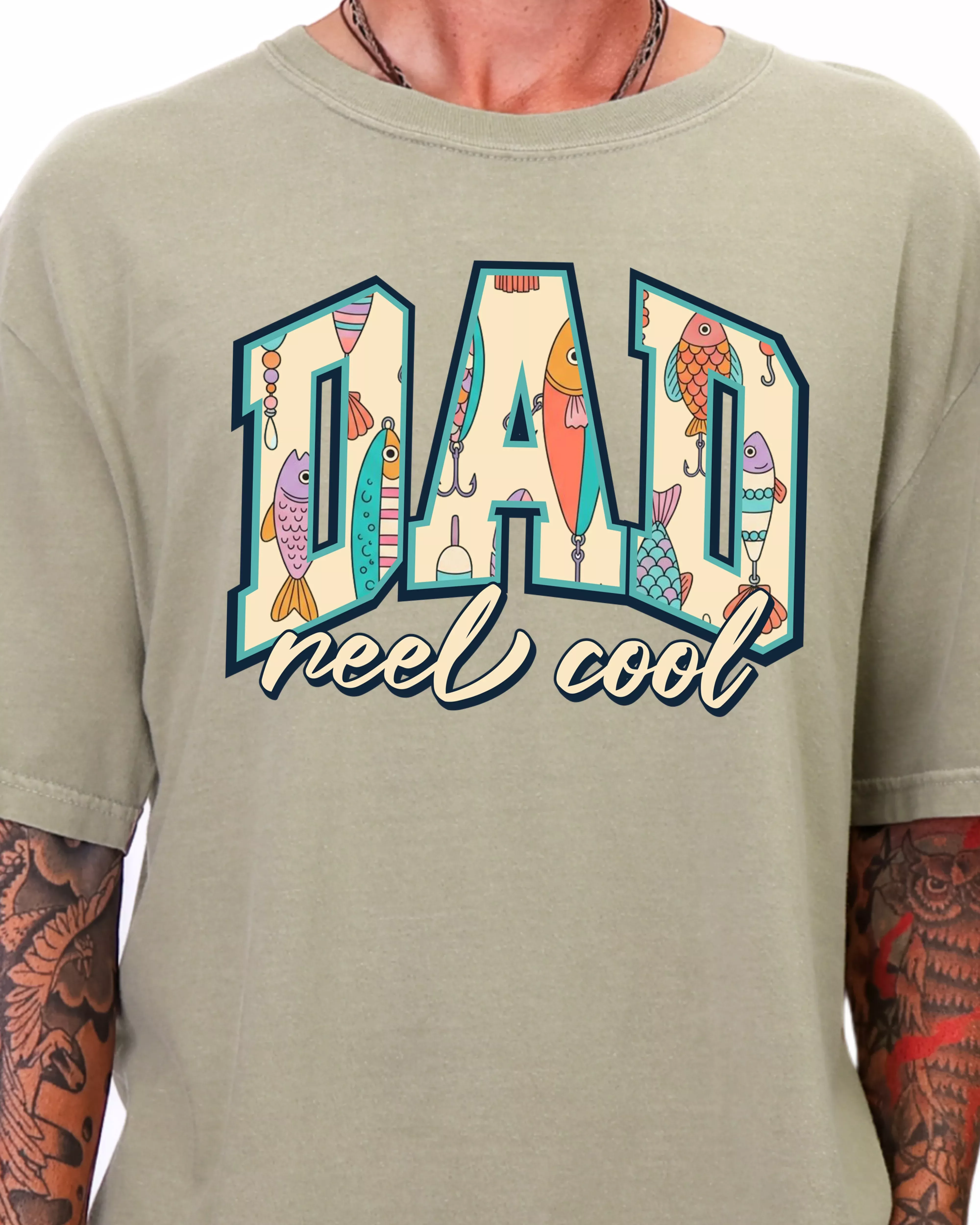 Reel Cool Dad Shirt, Fishing Dad Shirt, Fathers Day Gift for Dad, Fishing Lure Shirt, Lake Dad Tee, Gift for Grandpa, Husband Gift
