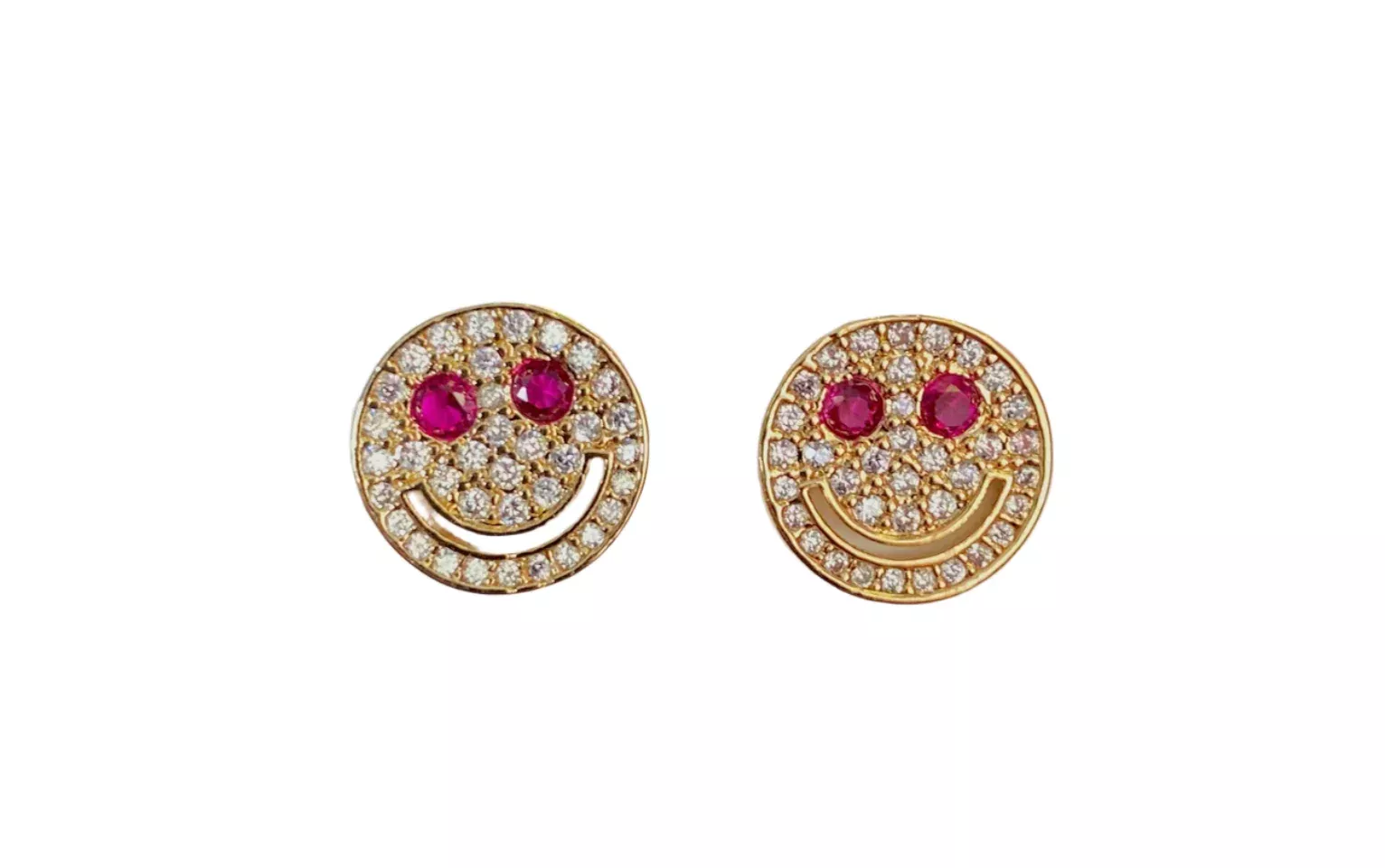 Smile Face CZEarrings