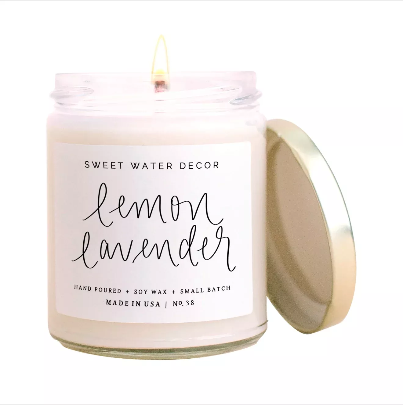 Sweet Water Decor Lemon Lavender Candle