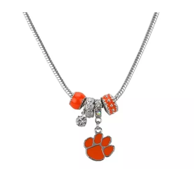University of Clemson - Clemson Tigers - Logo Charm Necklace