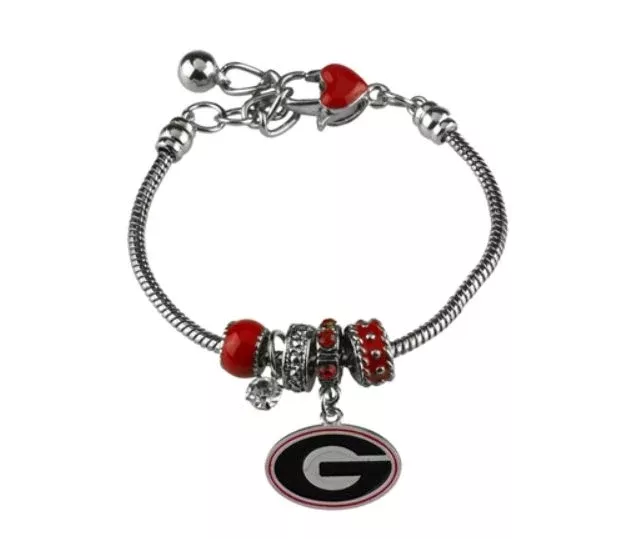 University of Georgia - Georgia Bulldogs - Logo Charm Bracelet