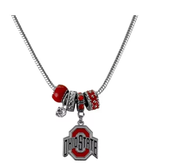 University of Ohio State-Ohio State Buckeyes - Logo Charm Necklace