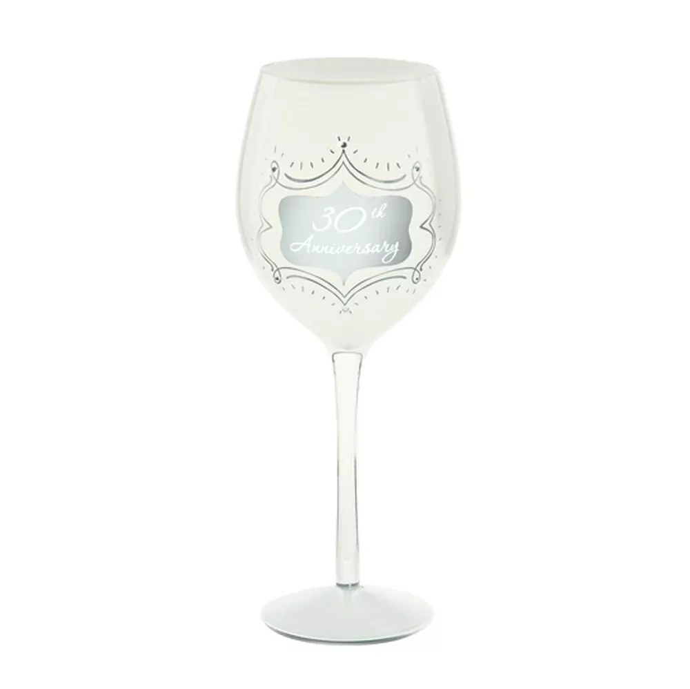 Wine Glass 30th Anniversary