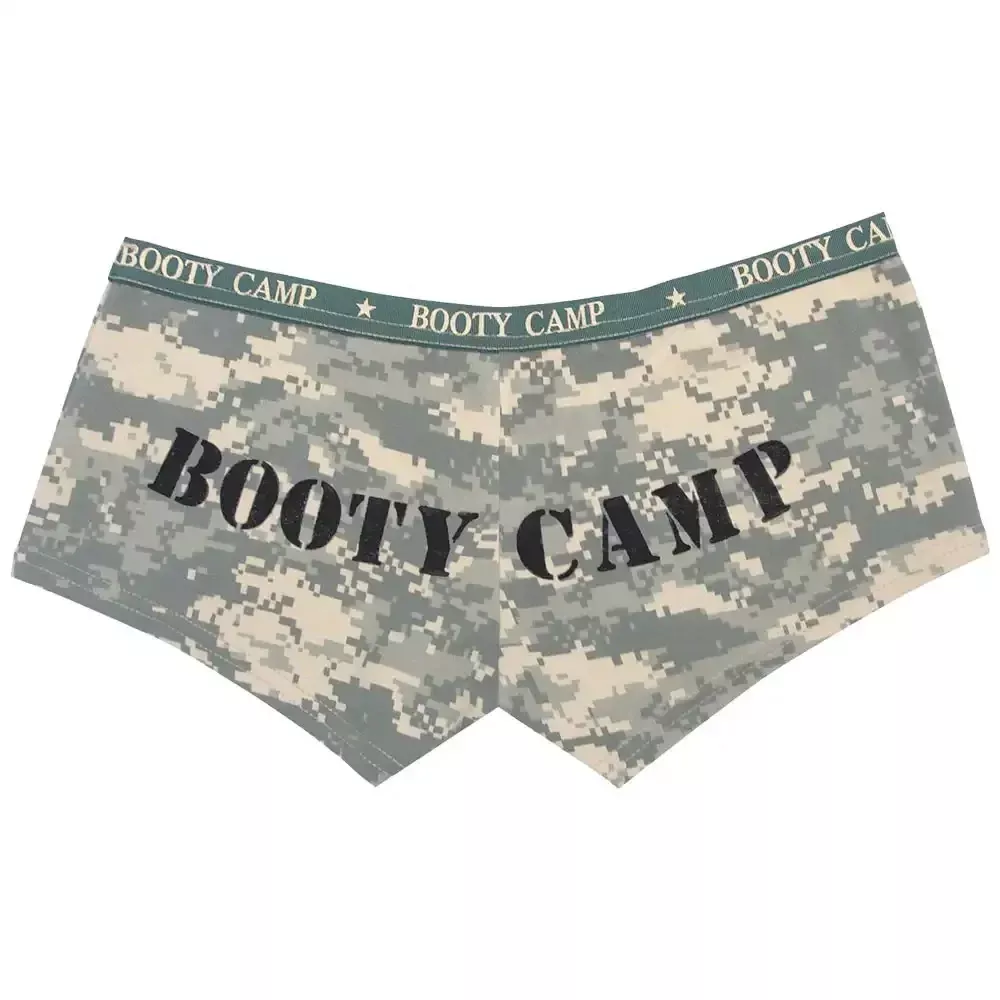 Women's ACU Digital Camouflage Booty Camp Boyshorts