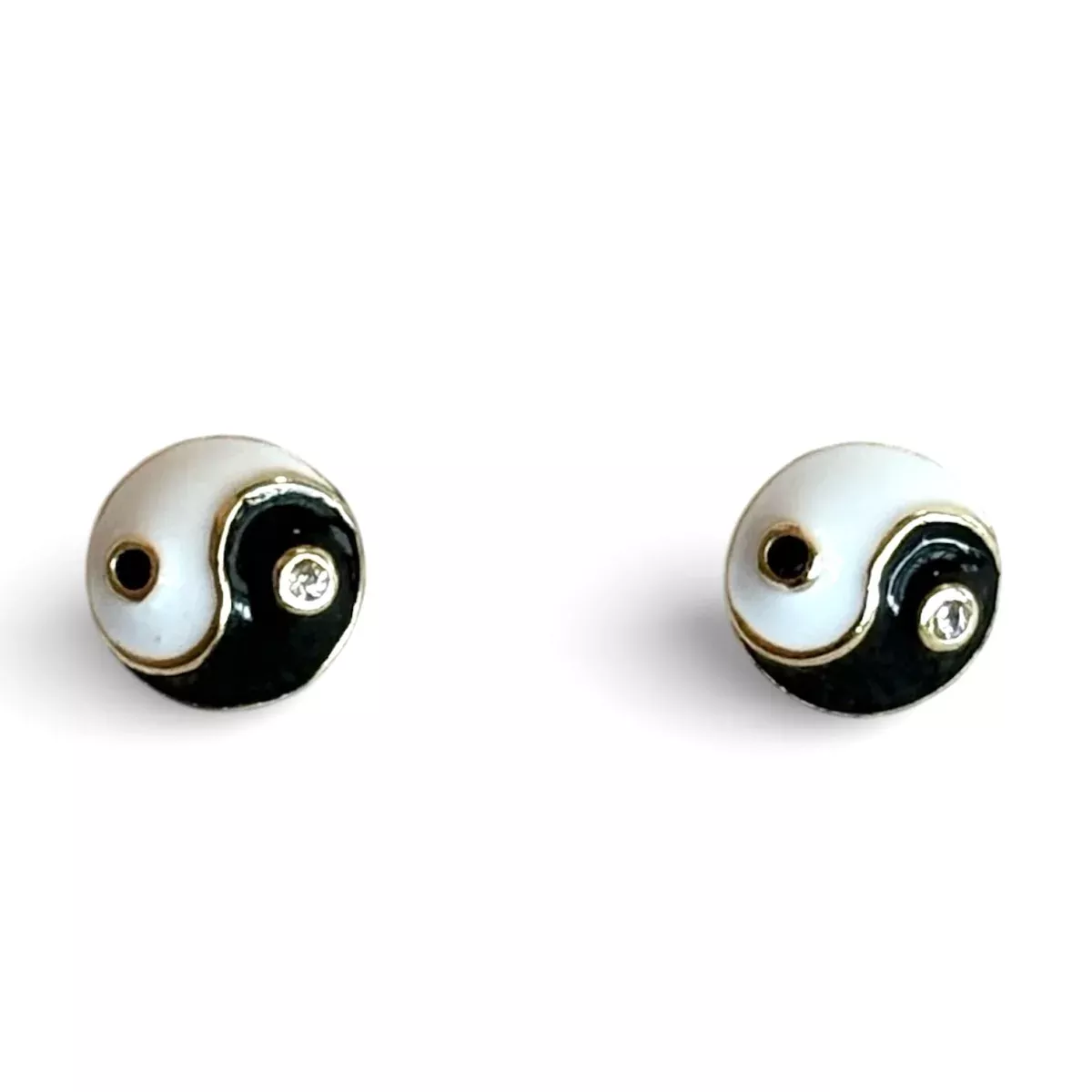 Ying Yang Earring Studs
