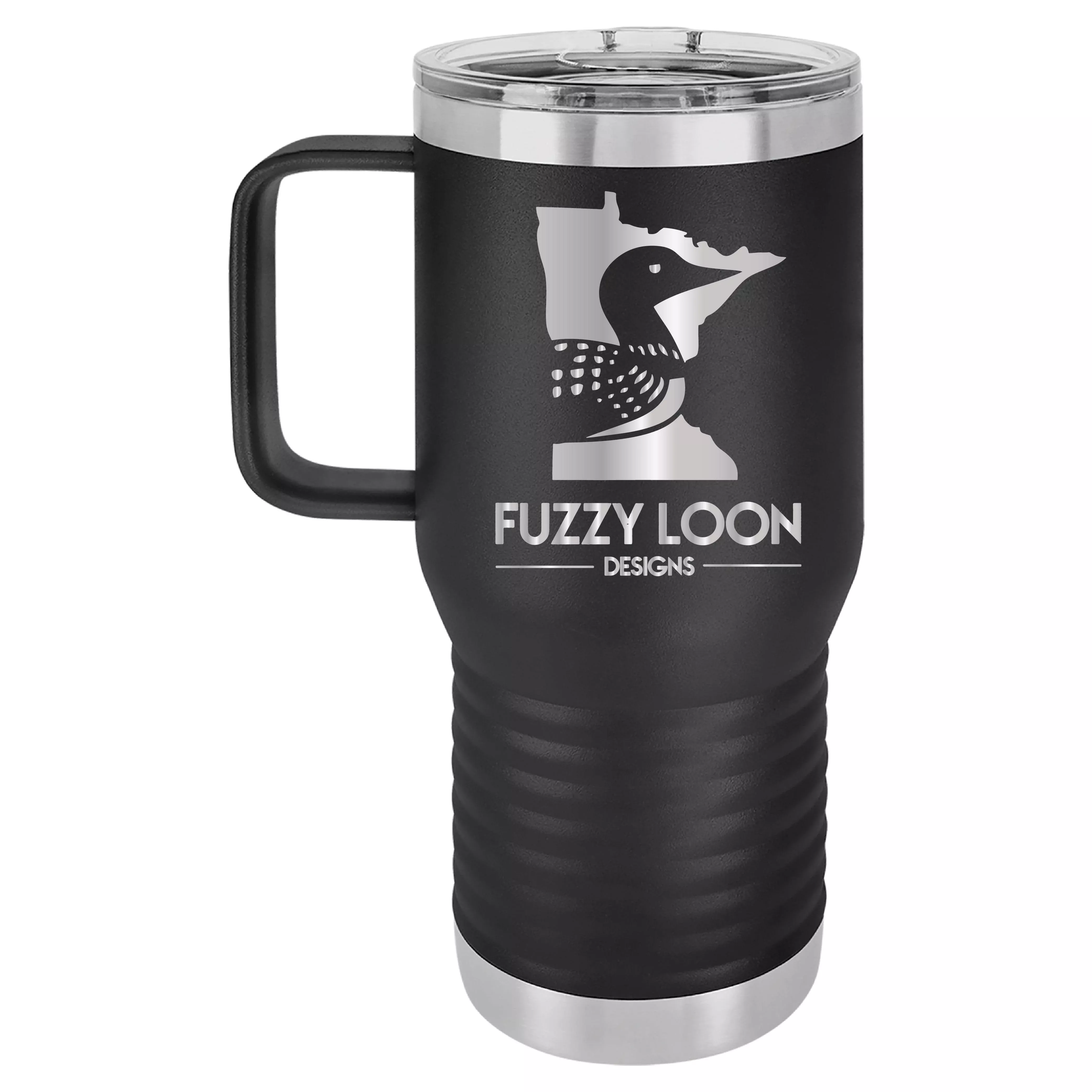 Your Image/Logo | Handled Travel Tumbler (Upload Your Image)