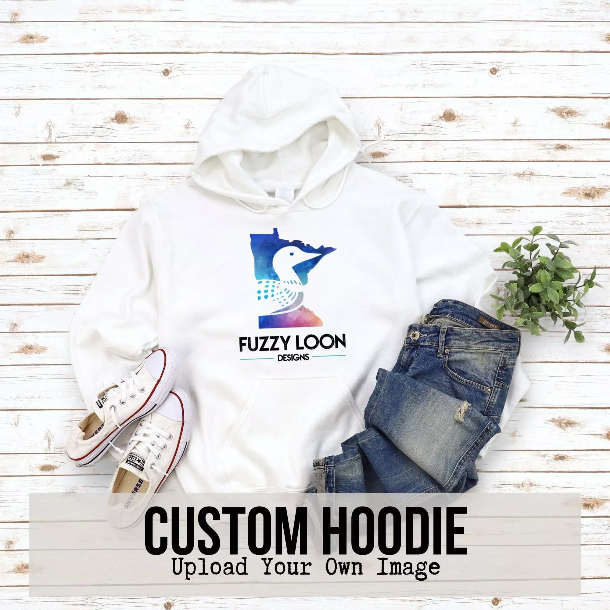 Your Logo/ Image Hoodie (Upload Your Image)