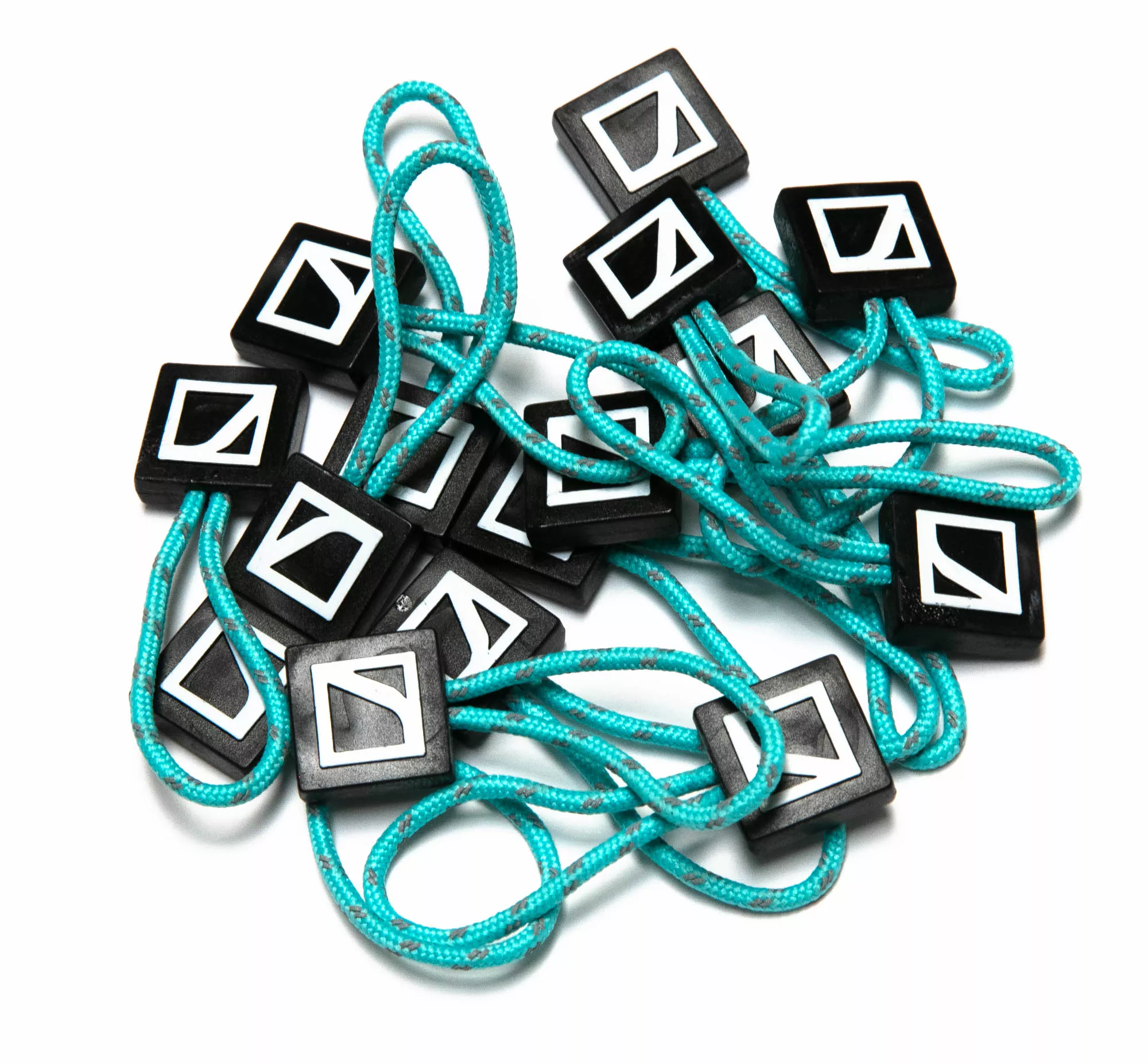 Zipper pulls - Bahamas blue