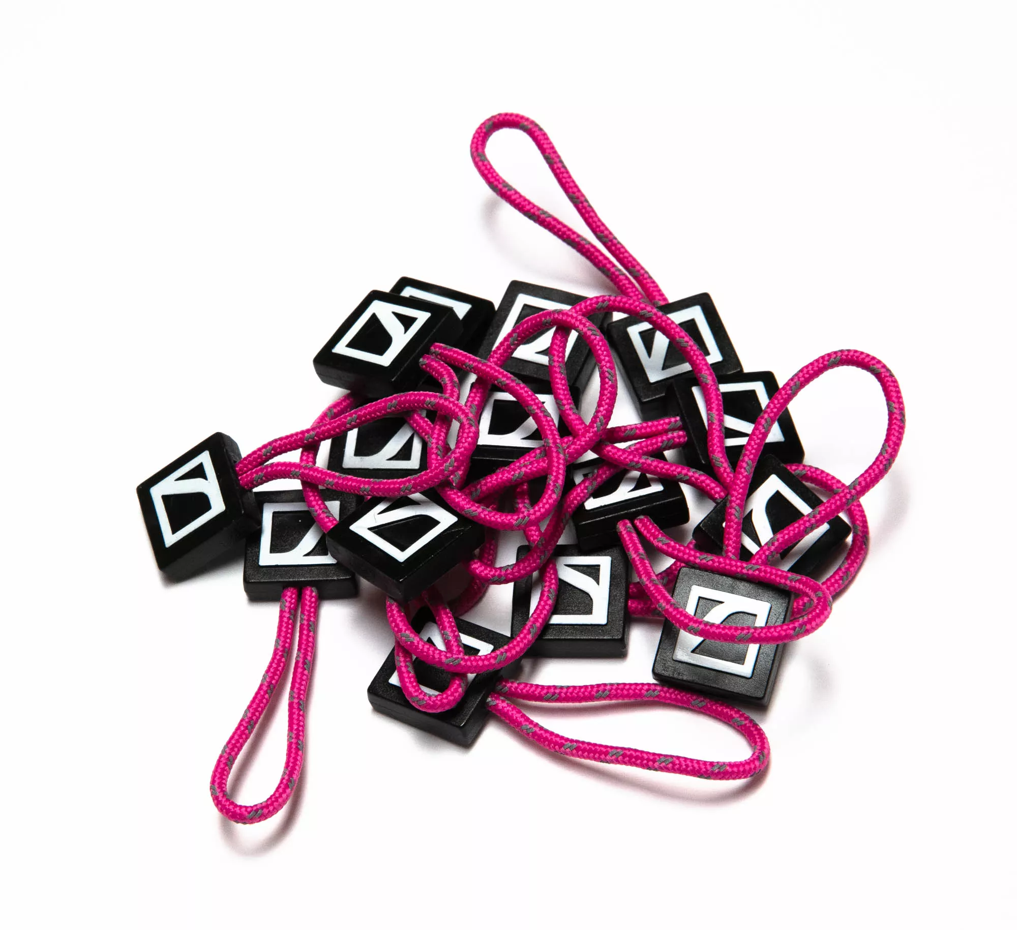 Zipper pulls - fuchsia