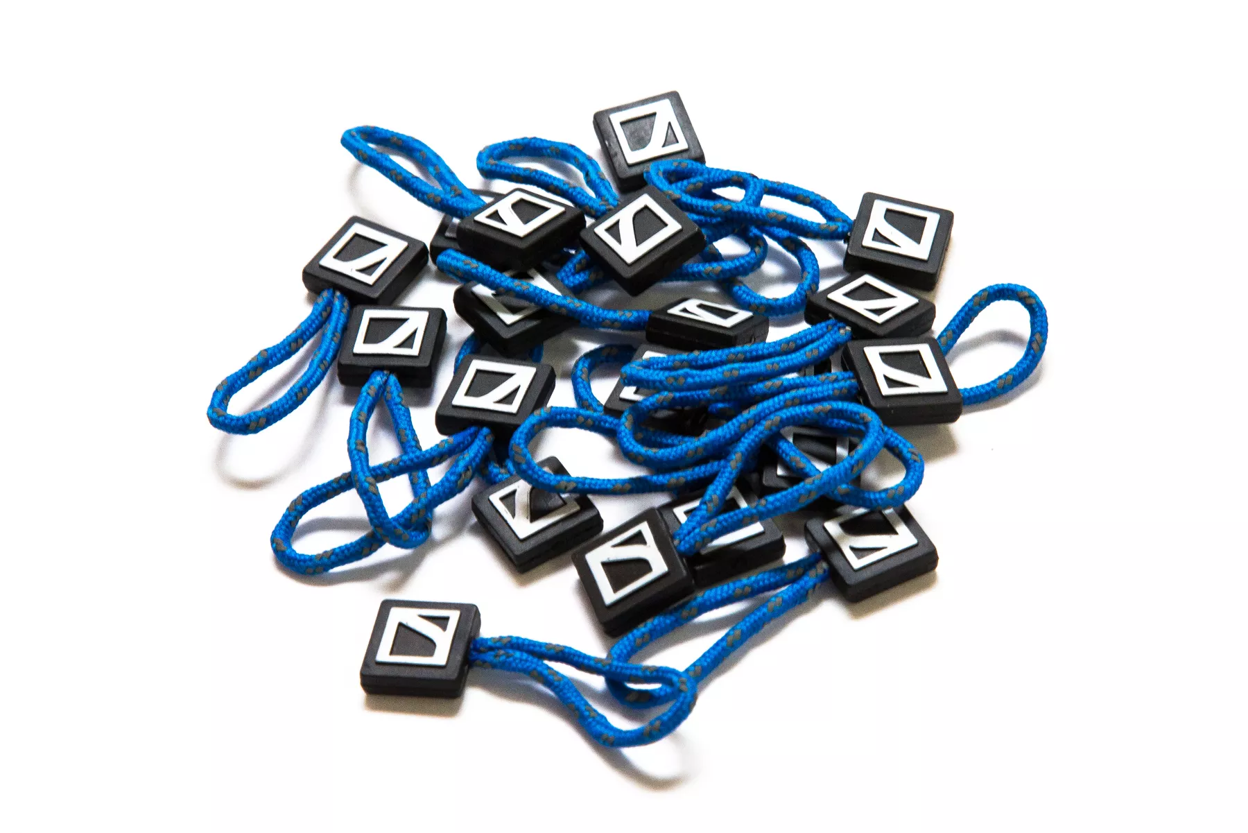 Zipper pulls - royal blue