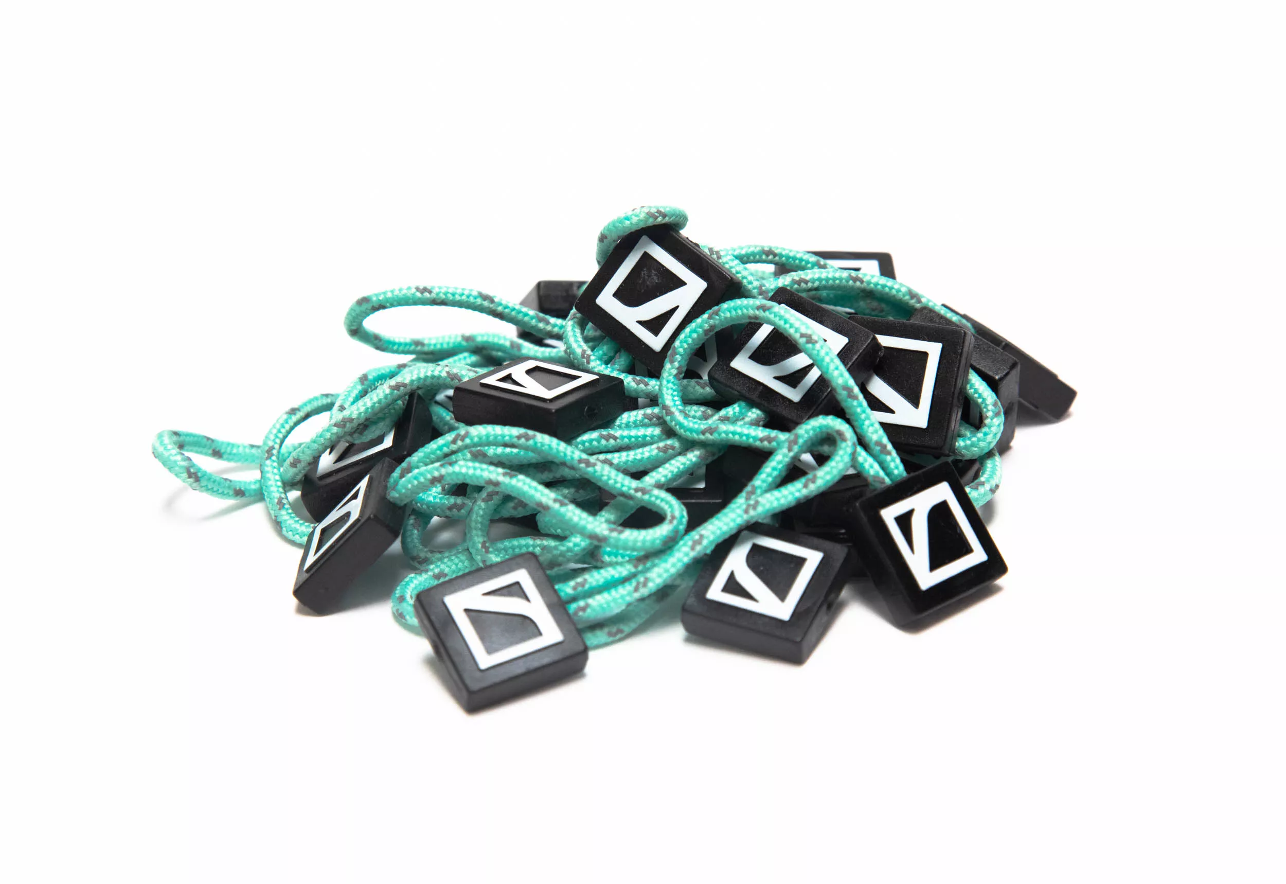 Zipper pulls - Seafoam